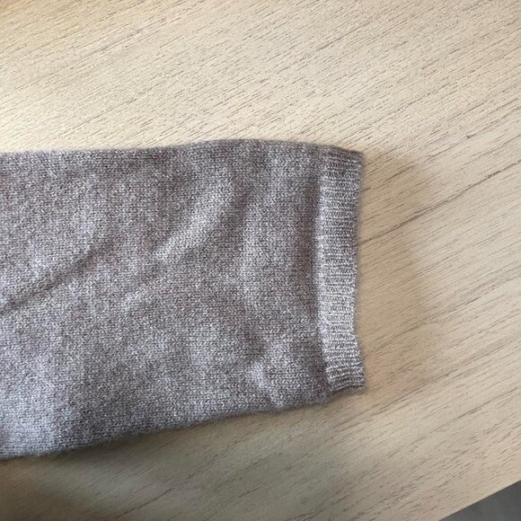 Lord Taylor 100% Cashmere Sweater | Taupe Brown | Womens Size Large - Picture 5 of 5